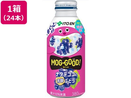 伊藤園 もぐっと ナタデココ&芳醇ぶどう 380g 24本 ※軽（ご注文単位）【直送品】