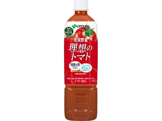 伊藤園 充実野菜理想のトマト 740g ※軽（ご注文単位）【直送品】