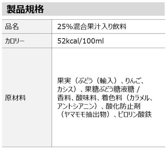 コカ・コーラ ミニッツメイド グレープブレンド 鉄分 280mL 24本 53495 ※軽(ご注文単位)【直送品】