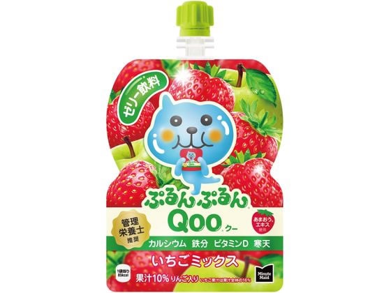 コカ・コーラ ぷるんぷるんQoo いちごミックス味 54036 ※軽（ご注文単位）【直送品】
