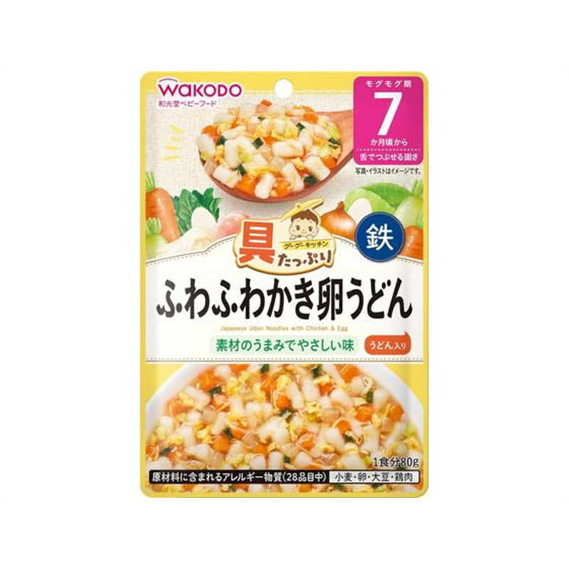 和光堂 具たっぷりグーグーふわふわかき卵うどん 1個※軽（ご注文単位1個）【直送品】