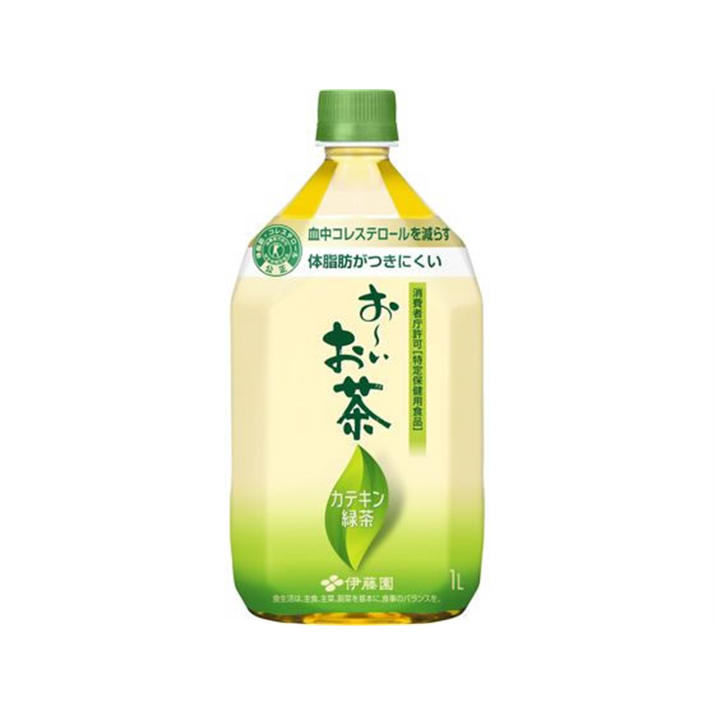 伊藤園 お～いお茶 カテキン緑茶 1L 1本※軽（ご注文単位1本）【直送品】