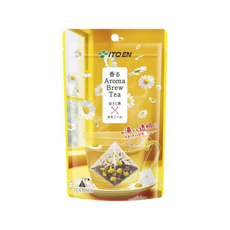 伊藤園 香るAromaBrewTea ほうじ茶×カモミール 5袋 1個※軽（ご注文単位1個）【直送品】