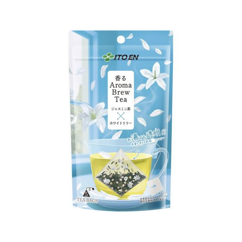 伊藤園 香るAromaBrewTea ジャスミン茶×ホワイトリリー 5袋 1個※軽（ご注文単位1個）【直送品】