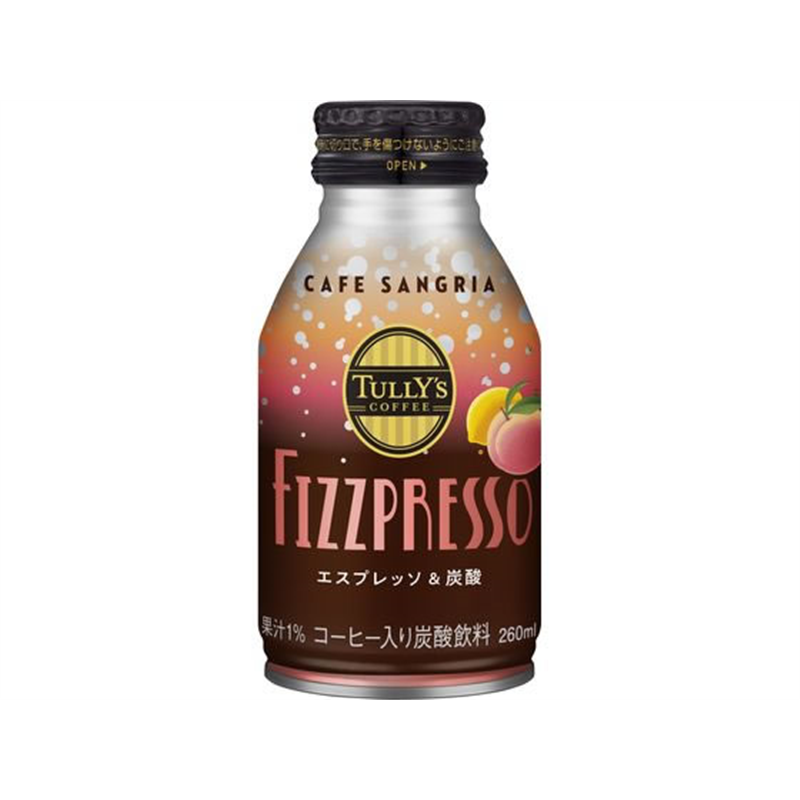 伊藤園 TULLY’S FIZPURESSO CAFESANGRIA 260mL 1本※軽（ご注文単位1本）【直送品】