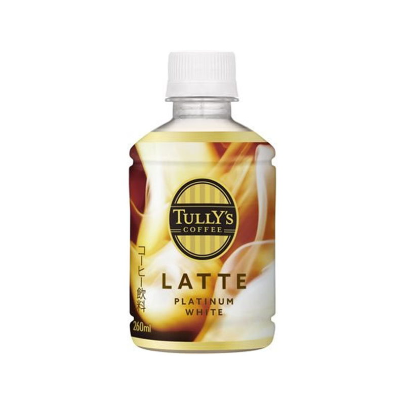 伊藤園 TULLY’S COFFEE PLATINUM WHITE LATTE 260mL 1本※軽（ご注文単位1本）【直送品】
