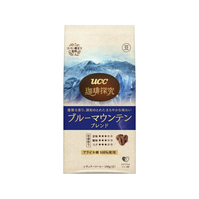 UCC 珈琲探究 炒り豆 ブルーマウンテンブレンド SAP 140g 1袋※軽（ご注文単位1袋）【直送品】