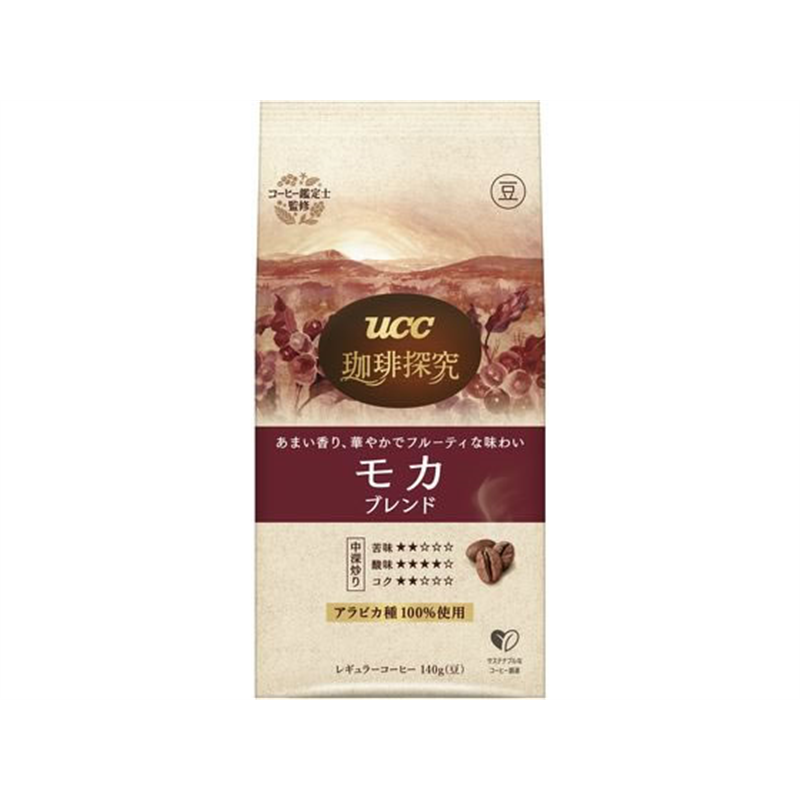 UCC 珈琲探究 炒り豆 モカブレンド SAP 140g 1袋※軽（ご注文単位1袋）【直送品】