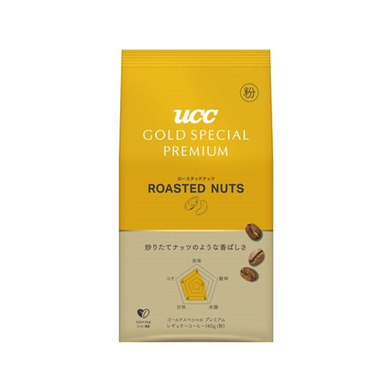 UCC GOLD SPECIAL PREMIUM 粉 ローステッドナッツ SAP 140g 1袋※軽（ご注文単位1袋）【直送品】