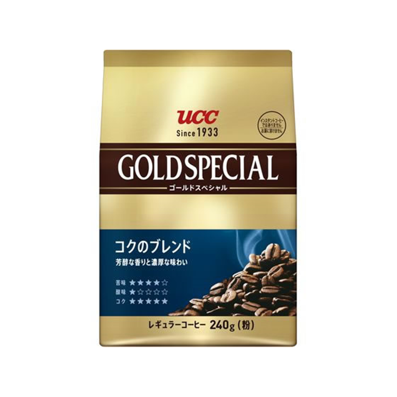UCC上島珈琲 ゴールドスペシャル コクのブレンド 240g 351945 1個※軽（ご注文単位1個）【直送品】