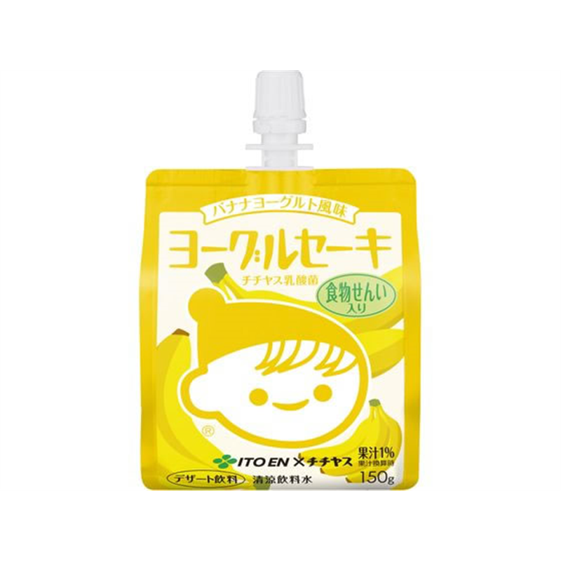 伊藤園 ヨーグルセーキ バナナヨーグルト風味 パウチ 150g 1個※軽（ご注文単位1個）【直送品】
