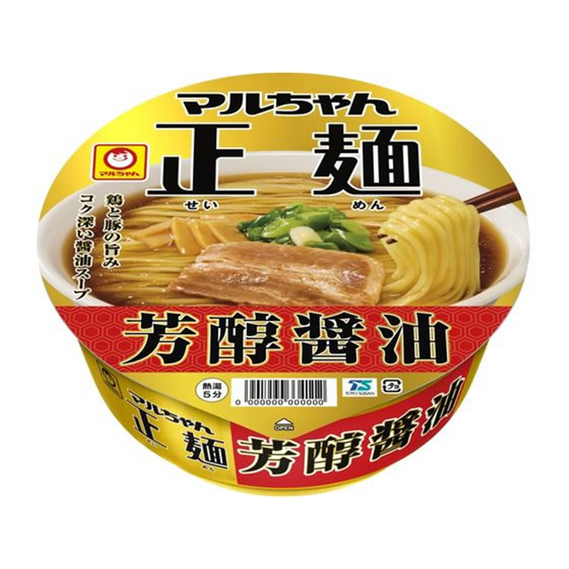 東洋水産 マルちゃん正麺 カップ 芳醇醤油 120g 1個※軽（ご注文単位1個）【直送品】