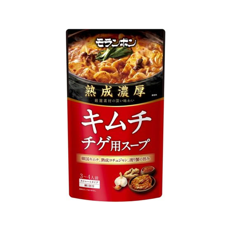 モランボン 熟成濃厚キムチチゲ用スープ 750g 1個※軽（ご注文単位1個）【直送品】