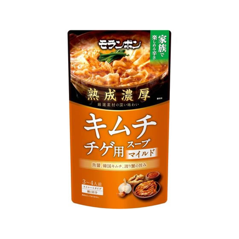 モランボン 熟成濃厚キムチチゲ用スープ マイルド 750g 1個※軽（ご注文単位1個）【直送品】