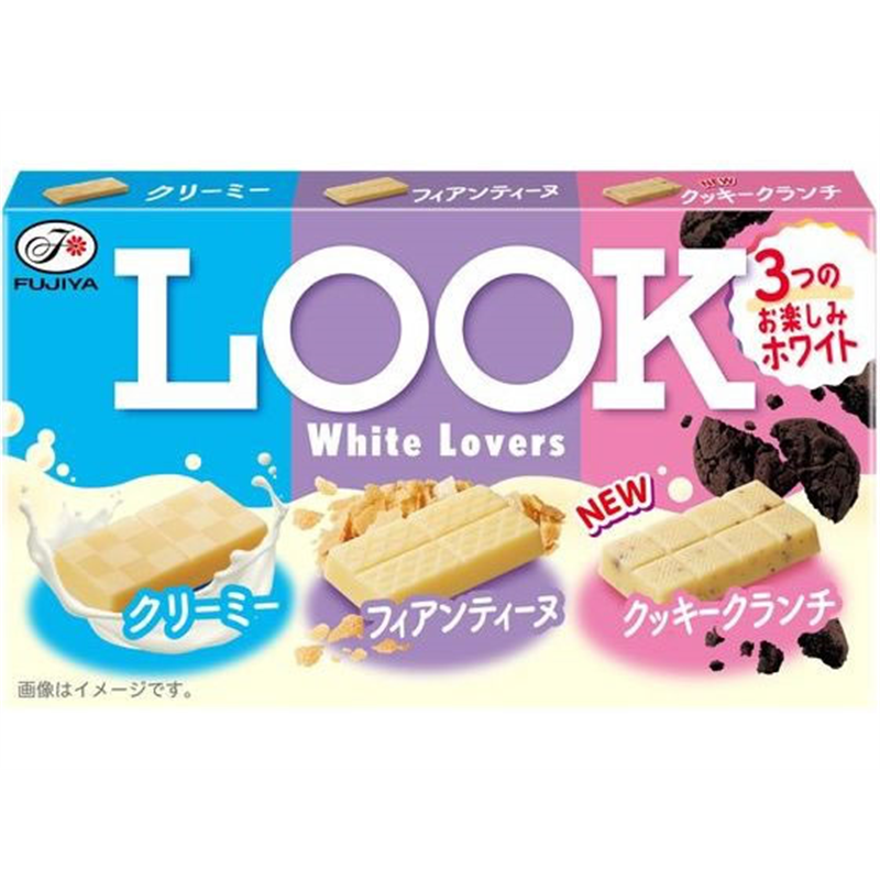 不二家 ルック ホワイトラバーズ 1個※軽（ご注文単位1個）【直送品】