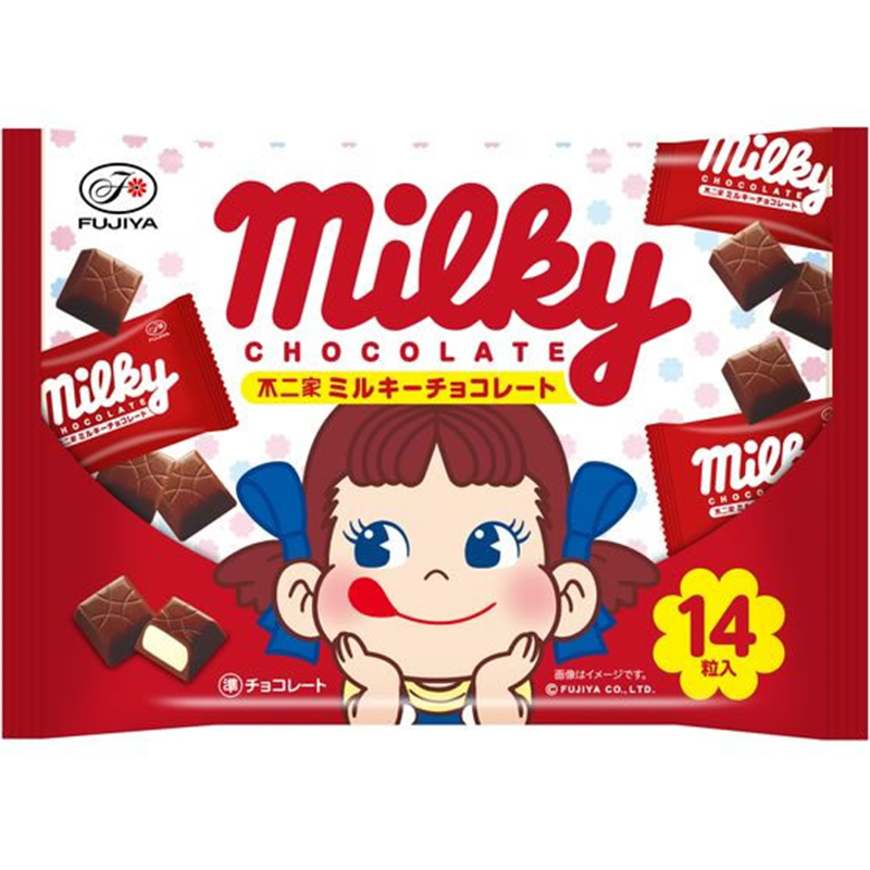 不二家 ミルキーチョコレート 袋 1袋※軽（ご注文単位1袋）【直送品】