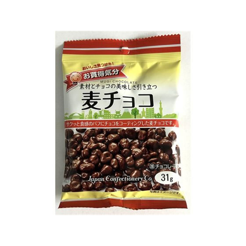 ジェーシーシー お買得気分 麦チョコ 1袋※軽（ご注文単位1袋）【直送品】