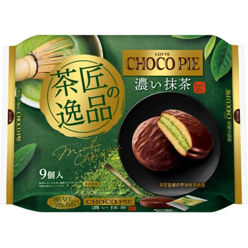 ロッテ チョコパイ パーティーパック [茶匠の逸品 濃い抹茶] 1個※軽（ご注文単位1個）【直送品】