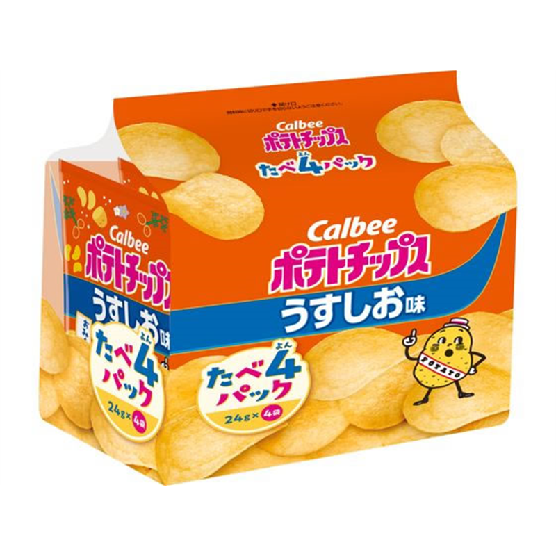 カルビー ポテトチップス たべよんパック うすしお味 1パック※軽（ご注文単位1パック）【直送品】