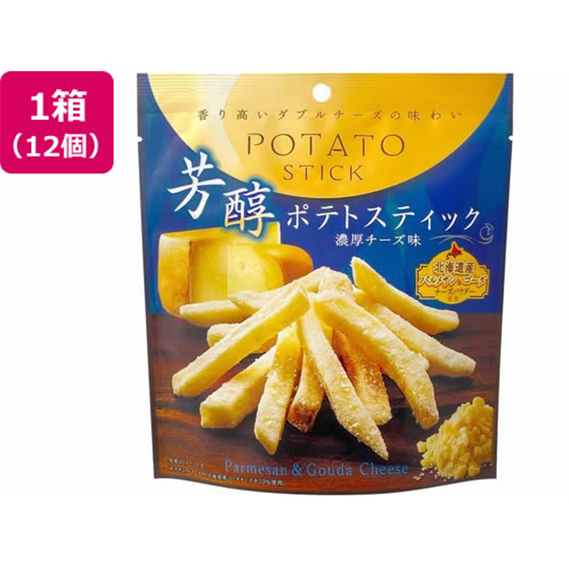 MDホールディングス 芳醇ポテトスティック 濃厚チーズ味 12個 1箱※軽（ご注文単位1箱）【直送品】