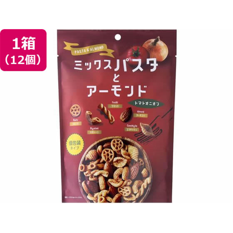 MDホールディングス ミックスパスタとアーモンド トマトオニオン 12個 1箱※軽（ご注文単位1箱）【直送品】