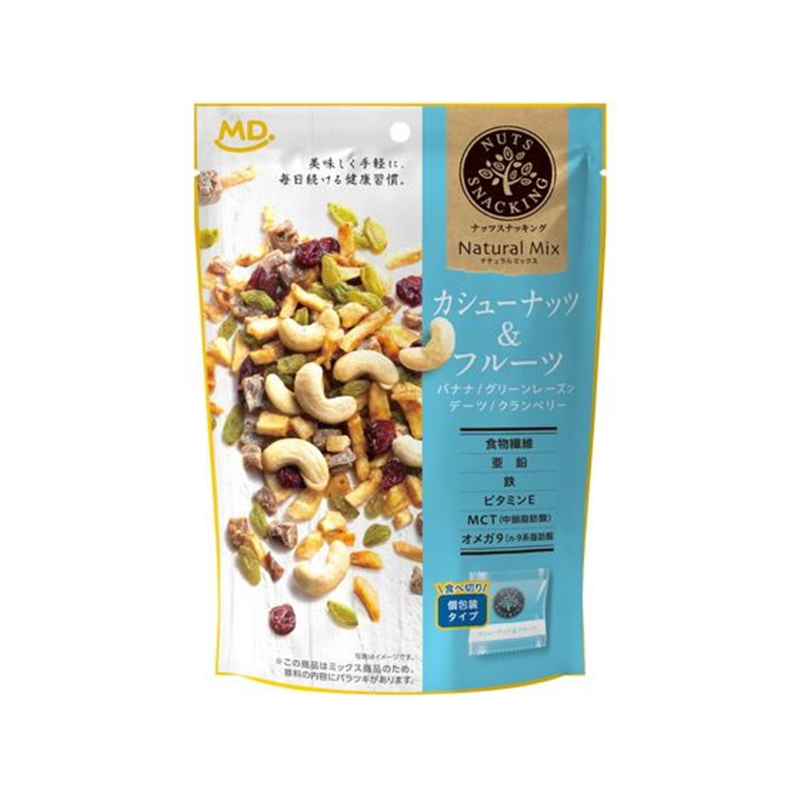 MDホールディングス ナッツスナッキング NM カシューナッツ&フルーツ 1個※軽（ご注文単位1個）【直送品】