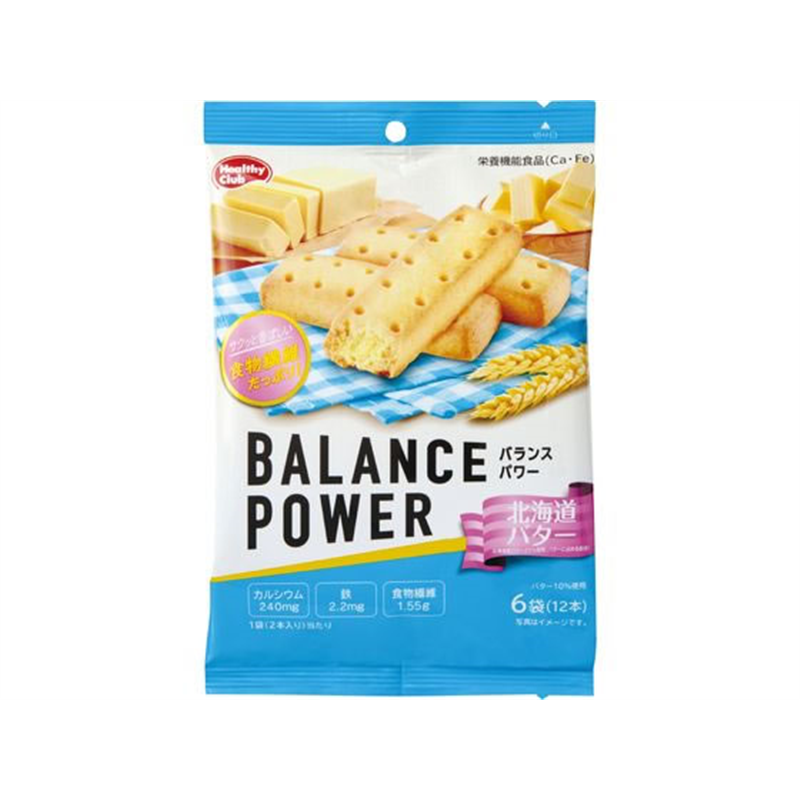 ハマダコンフェクト バランスパワー 北海道バター 6袋 1個※軽（ご注文単位1個）【直送品】