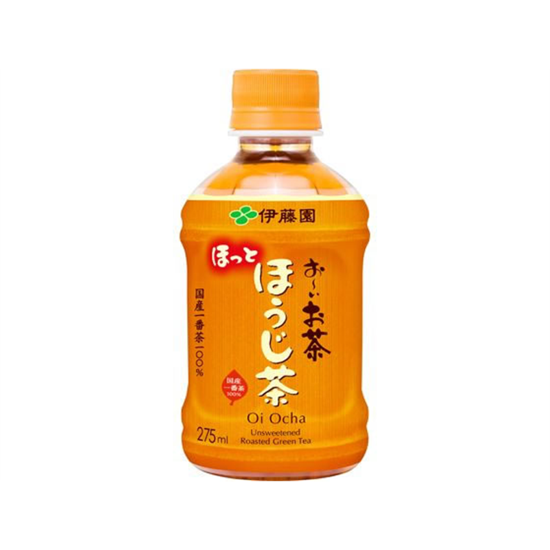 伊藤園 お～いお茶 ほうじ茶 電子レンジ対応 275mL 1本※軽（ご注文単位1本）【直送品】