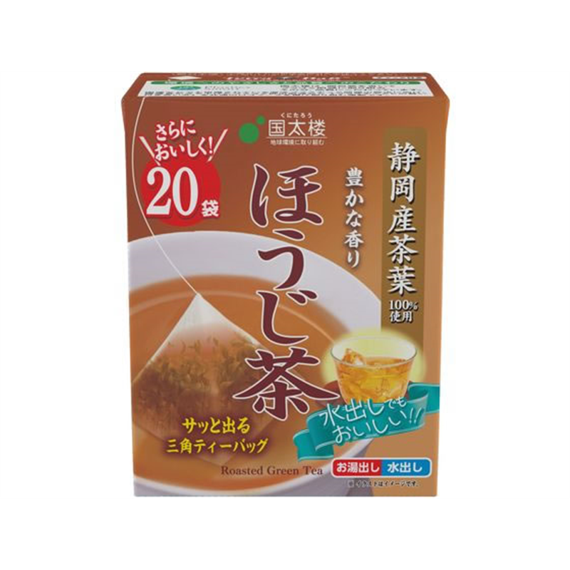 国太楼 豊かな香りほうじ茶 三角ティーバッグ 20P 17889 1個※軽（ご注文単位1個）【直送品】