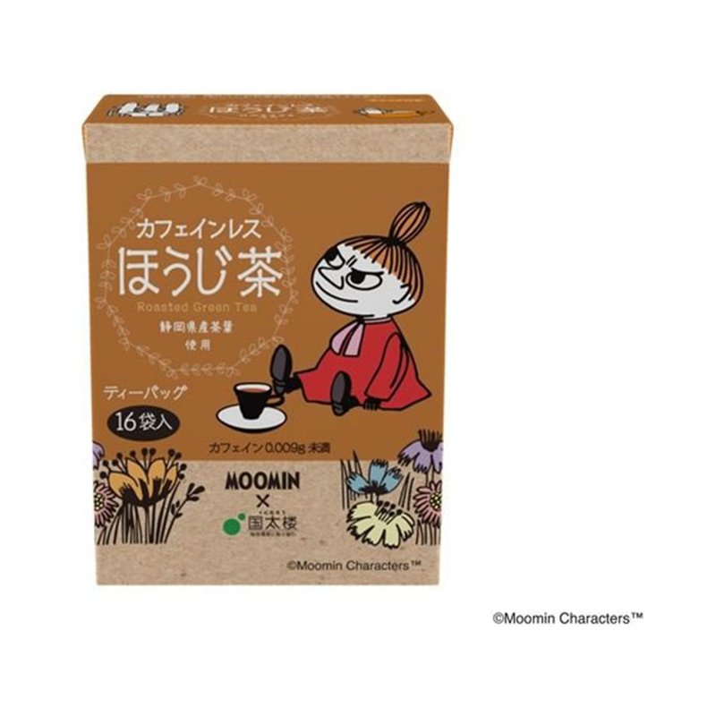 国太楼 ムーミン カフェインレス ほうじ茶 三角ティーバッグ 16P 1個※軽（ご注文単位1個）【直送品】