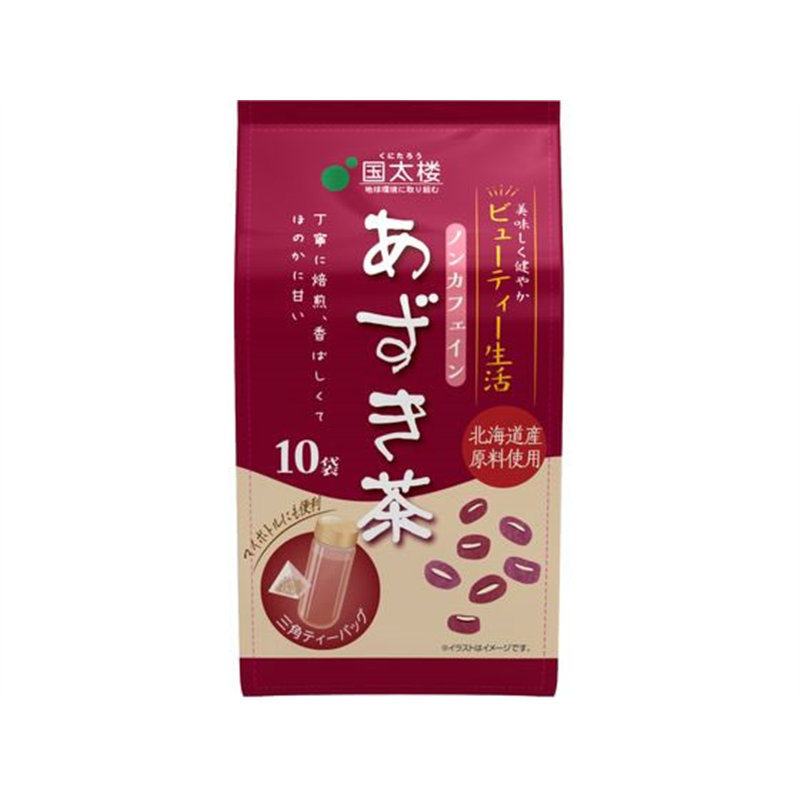 国太楼 あずき茶 三角ティーバッグ 10P 55034 1袋※軽（ご注文単位1袋）【直送品】
