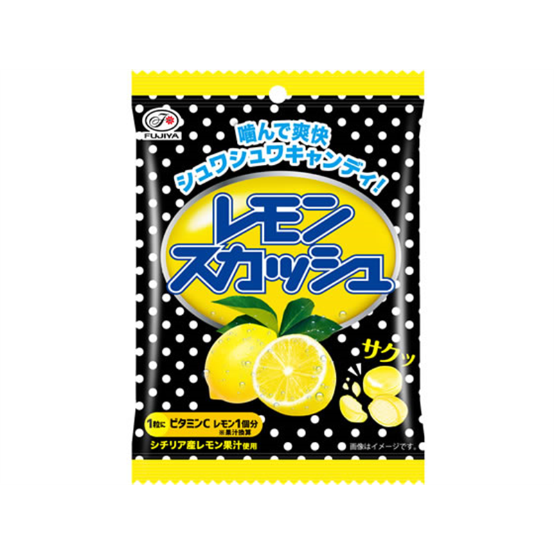 不二家 レモンスカッシュキャンディ袋 51g 1袋※軽（ご注文単位1袋）【直送品】