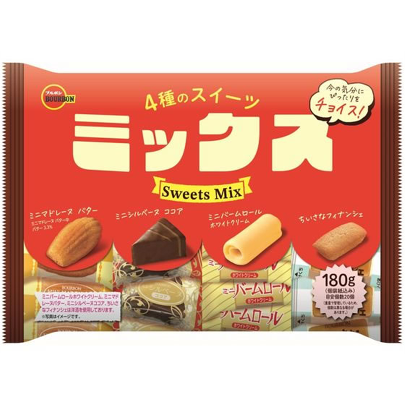 ブルボン 4種のスイーツミックス 1パック※軽（ご注文単位1パック）【直送品】