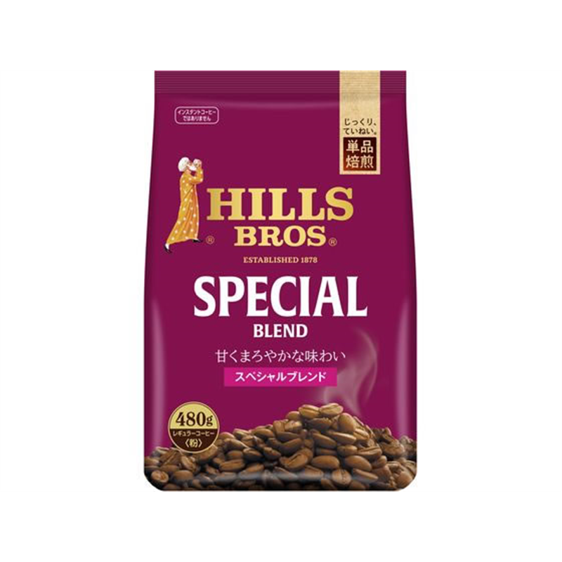 日本ヒルスコーヒー ヒルス スペシャルブレンド 480g 1袋※軽（ご注文単位1袋）【直送品】