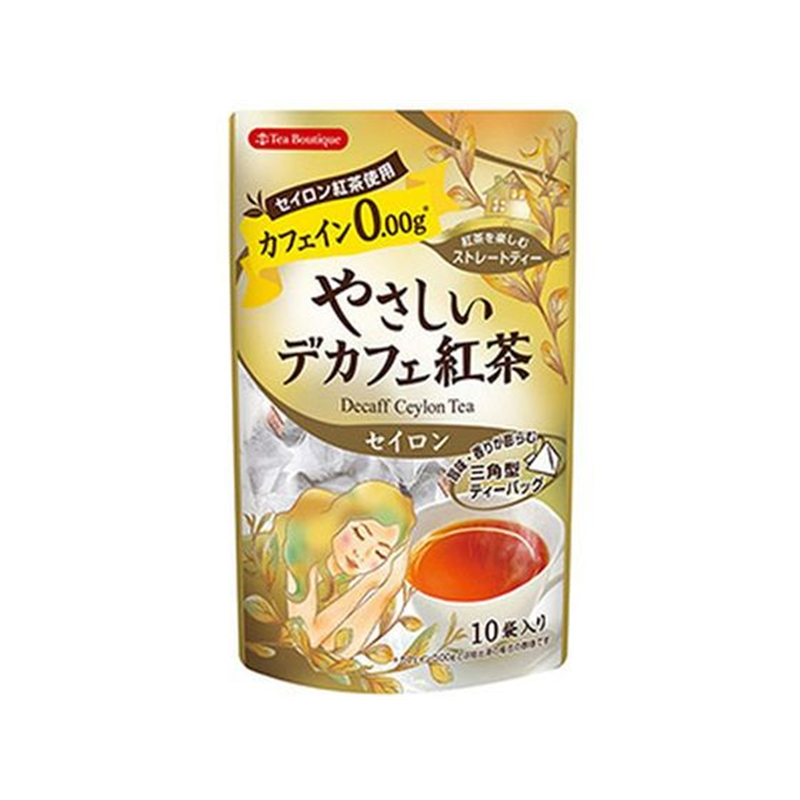 日本緑茶センター やさしいデカフェ紅茶 セイロン 1.2g×10包 1個※軽(ご注文単位1個)【直送品】