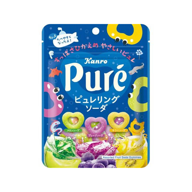 カンロ ピュレリング ソーダ 1個※軽（ご注文単位1個）【直送品】