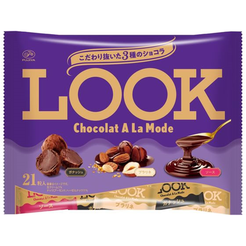 不二家 ルック ショコラ・ア・ラ・モード ファミリーパック 1袋※軽（ご注文単位1袋）【直送品】