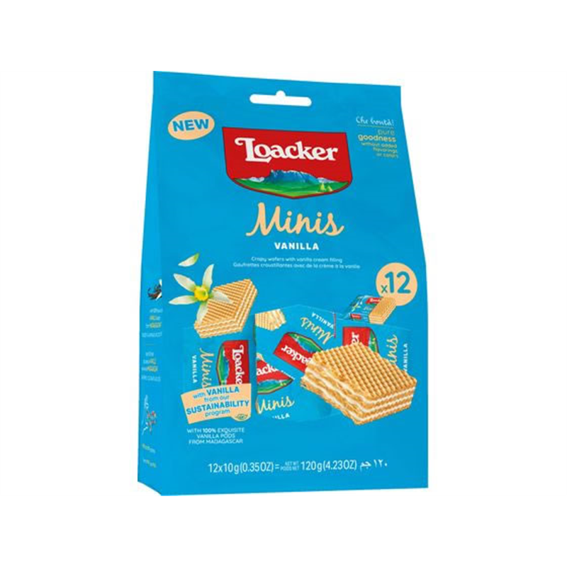 ロアカー ミニーズ バニラ 12個 1パック※軽（ご注文単位1パック）【直送品】