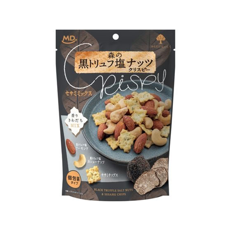 MDホールディングス 森の黒トリュフ塩ナッツ クリスピー セサミミックス 1個※軽（ご注文単位1個）【直送品】
