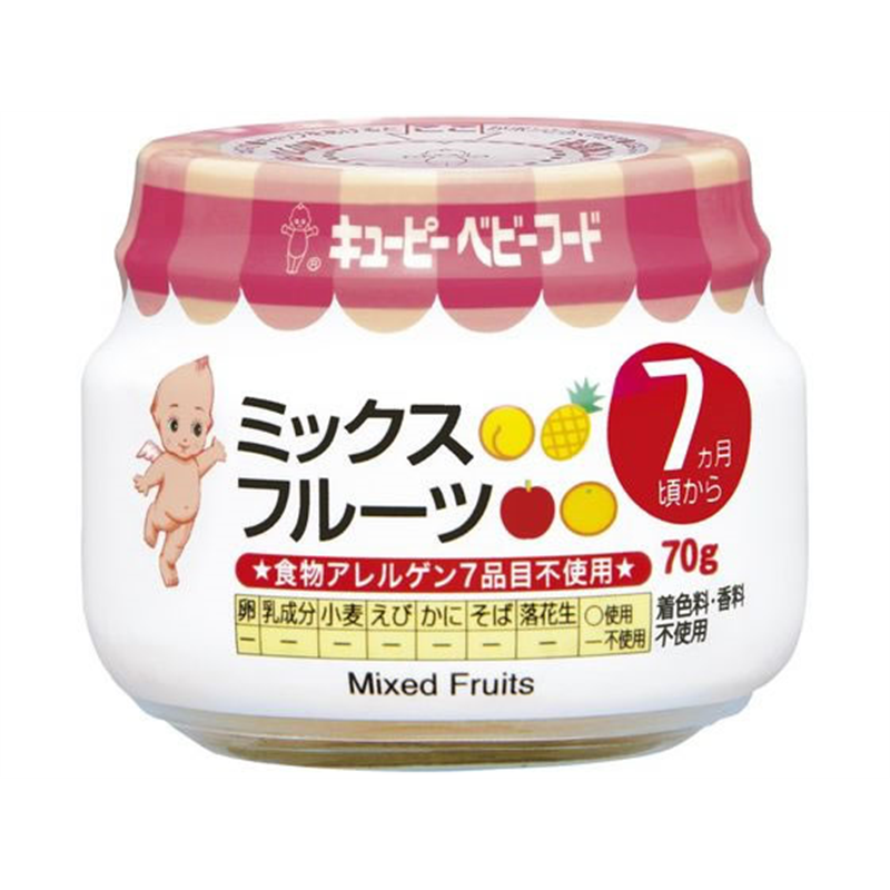 キユーピー ミックスフルーツ 70g A-72 1個※軽（ご注文単位1個）【直送品】