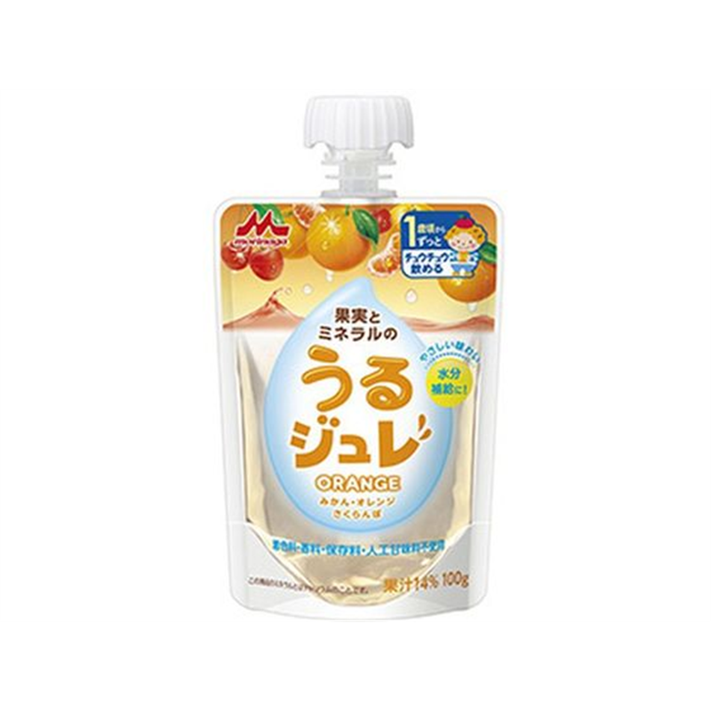 森永乳業 果実とミネラルのうるジュレ ORANGE 100g 1個※軽（ご注文単位1個）【直送品】
