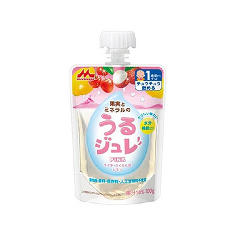 森永乳業 果実とミネラルのうるジュレ PINK 100g 1個※軽（ご注文単位1個）【直送品】