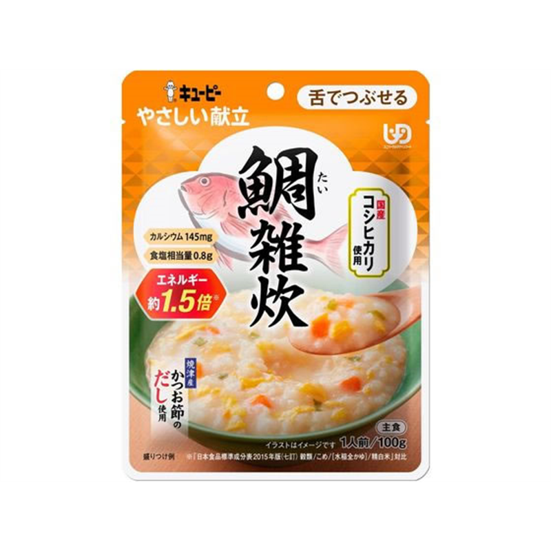 キューピー やさしい献立 鯛雑炊 100g 1個※軽（ご注文単位1個）【直送品】