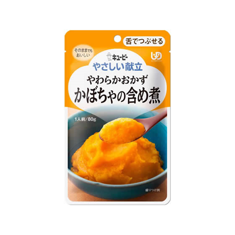 キユーピー やわらかおかず かぼちゃの含め煮 80g 1個※軽（ご注文単位1個）【直送品】