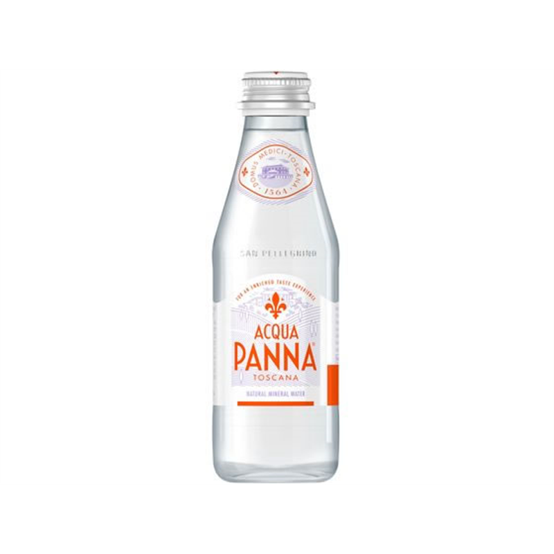 アクアパンナ ナチュラルミネラルウォーター 瓶 250mL W7-02 1本※軽(ご注文単位1本)【直送品】