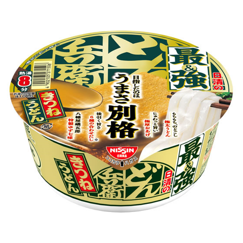 日清食品 日清の最強どん兵衛 きつねうどん 1個※軽（ご注文単位1個）【直送品】