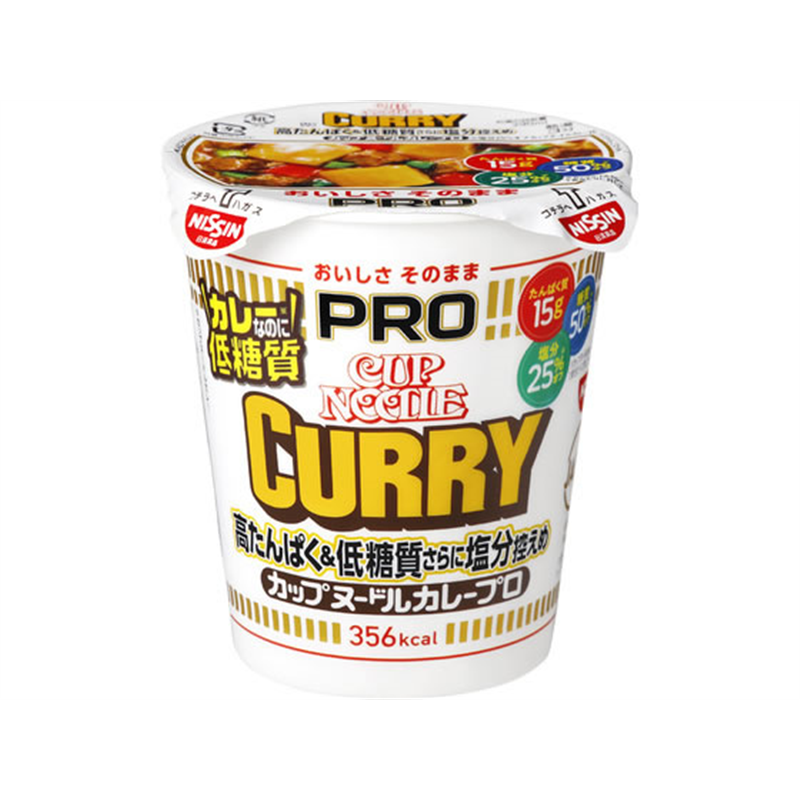 カップヌードルPRO 高たんぱく&低糖質塩分控えめ カレー 1個※軽（ご注文単位1個）【直送品】