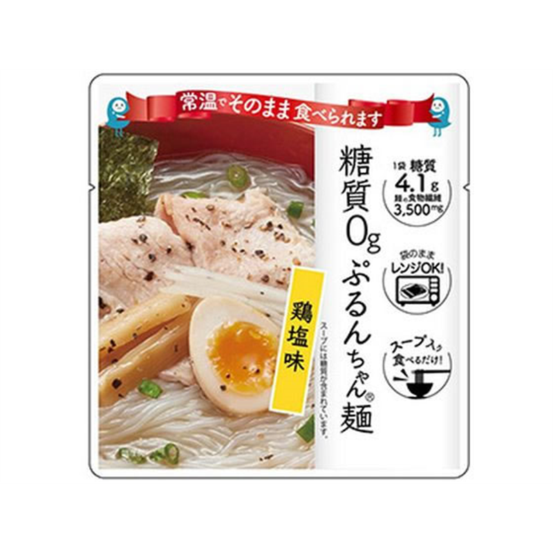オーミケンシ 糖質0gぷるんちゃん麺 鶏塩味 200g 1個※軽(ご注文単位1個)【直送品】