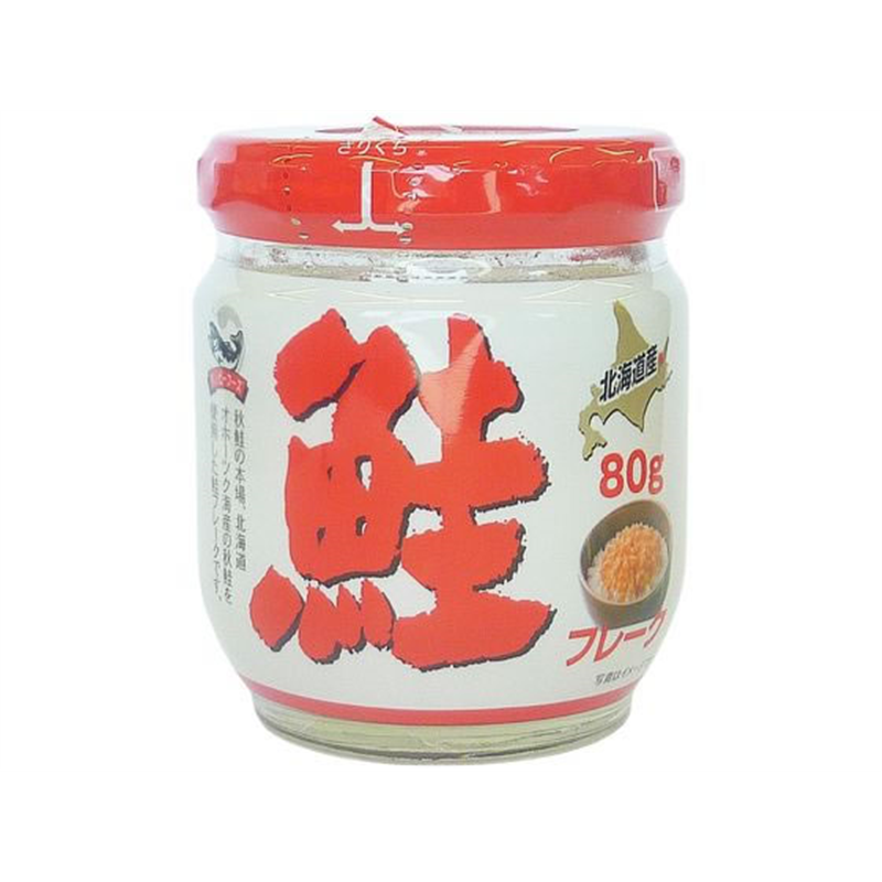 ハッピーフーズ 北海道産 鮭フレーク 80g 20403 1個※軽（ご注文単位1個）【直送品】