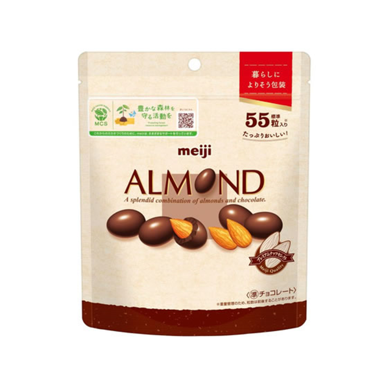 明治 アーモンドチョコレート シンプル包装大容量パウチ 231g 1個※軽（ご注文単位1個）【直送品】
